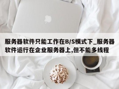 呼和浩特服务器软件只能工作在B/S模式下_服务器软件运行在企业服务器上,但不能多线程 